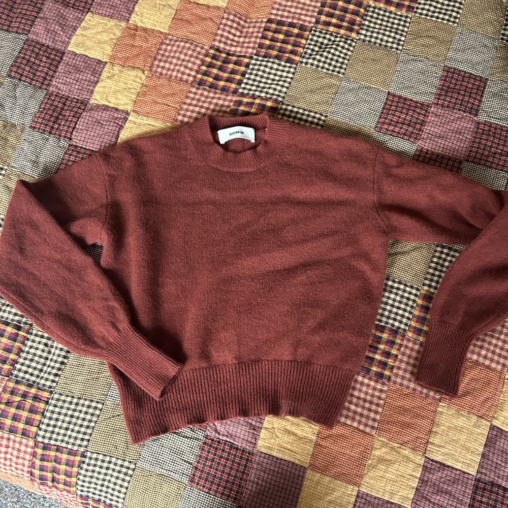 Buck Mason Idyllwild Cashmere Crew - Picture 3 of 4
